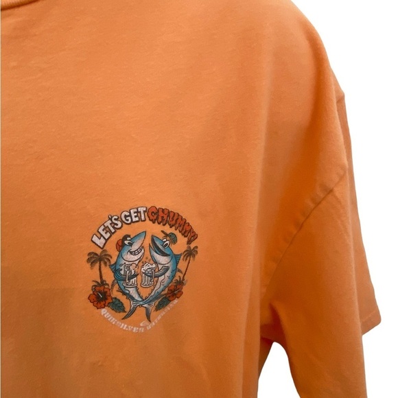 QUIKSILVER Waterman Collection “Let’s Get Chummy” Tee Shirt Men XL - Picture 3 of 6